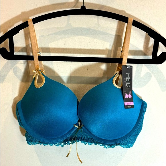 HEIDI Sz 32D By Heidi Klum Boost Max Lift Underwire Padded Bra NEW WITH TAGS - Picture 1 of 11
